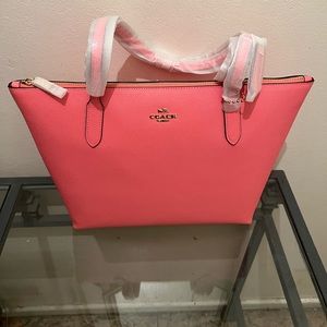 pink zip tote purse Brand New